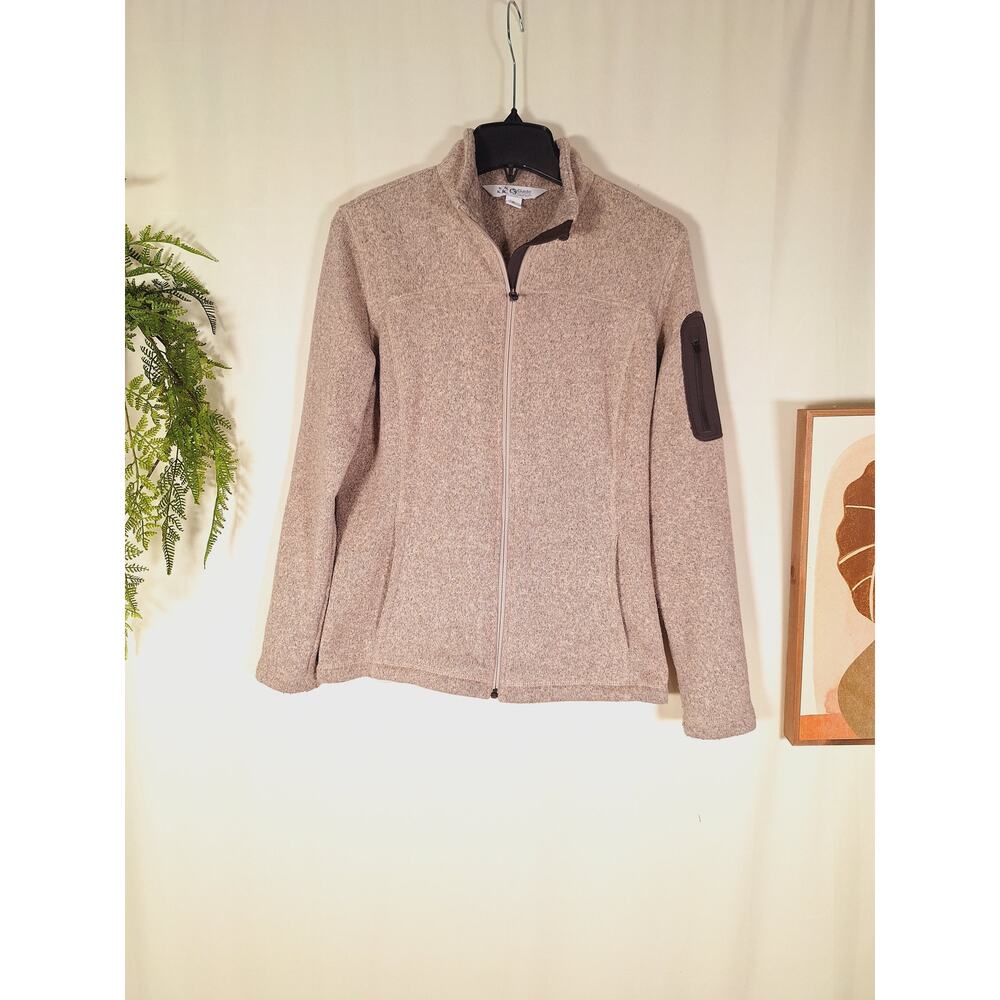 Guide Series Men's Gray Zipper Sweater With Arm Pocket Medium